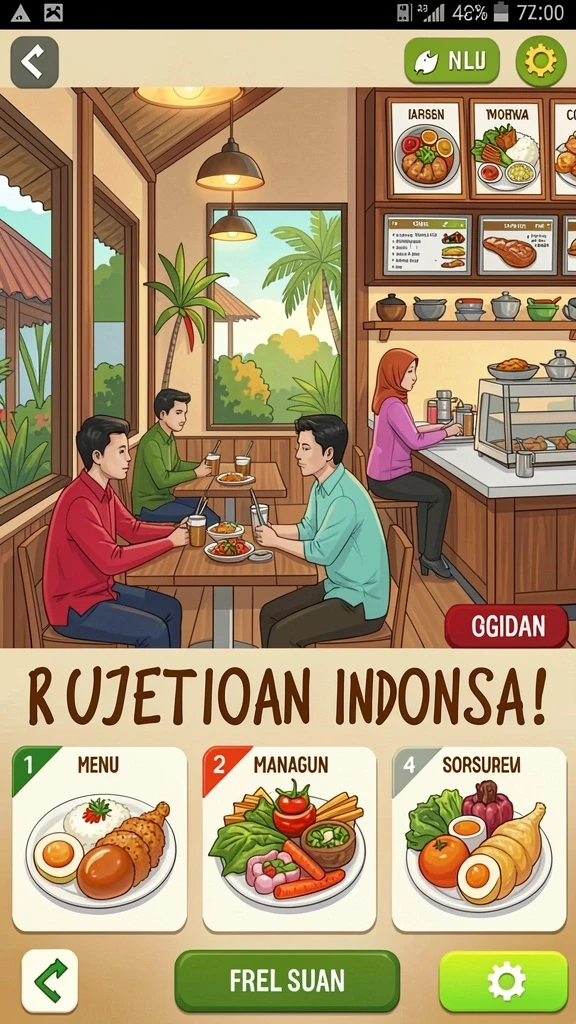 666i - Tampilan antarmuka yang intuitif dan mudah dipahami.