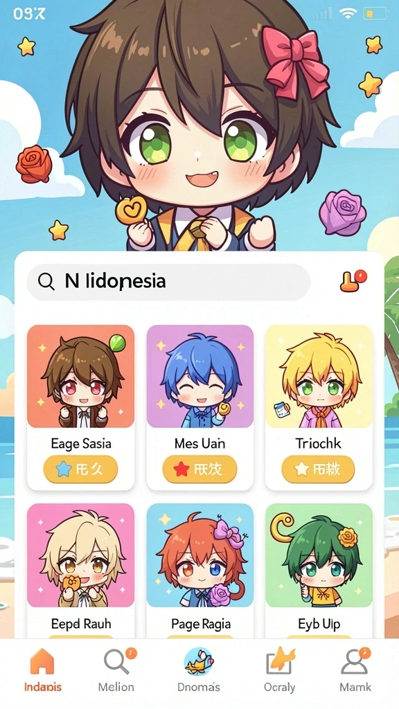 cadas138 - Karakter unik yang dapat diupgrade dan dimodifikasi.