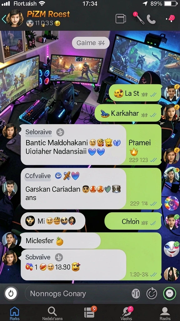 d73 - Karakter utama di D73 siap menghadapi tantangan.