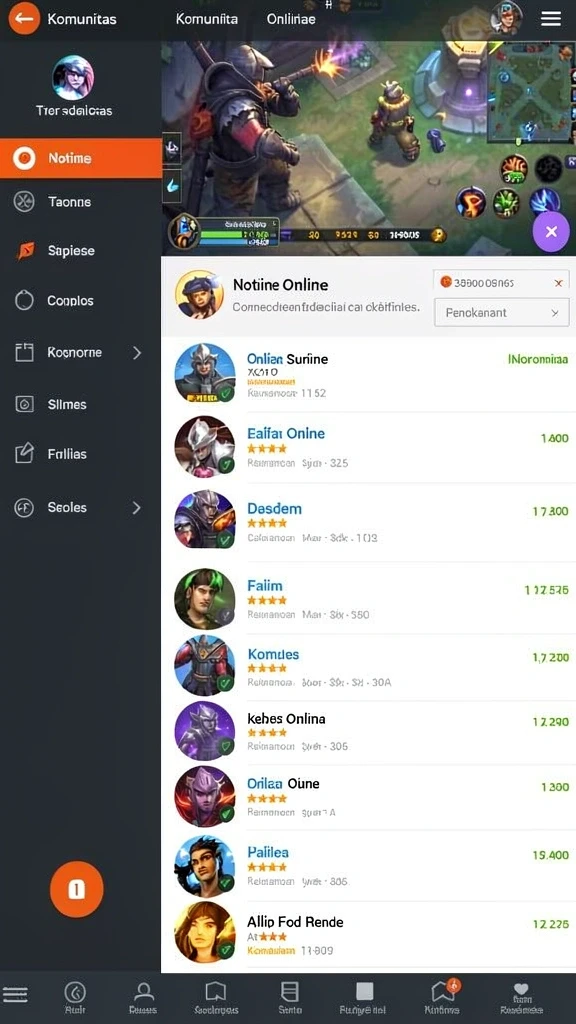 gatotkaca123 - Gambar aksi seru dari pertarungan epik di dalam game.