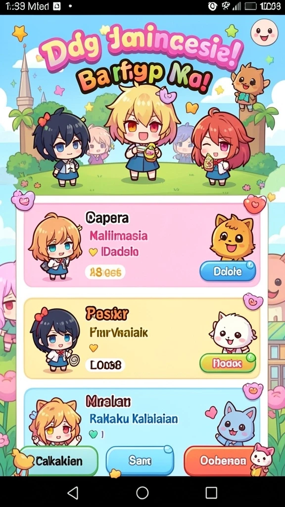 hibikiwin - Mode multiplayer seru untuk bersaing dengan teman.
