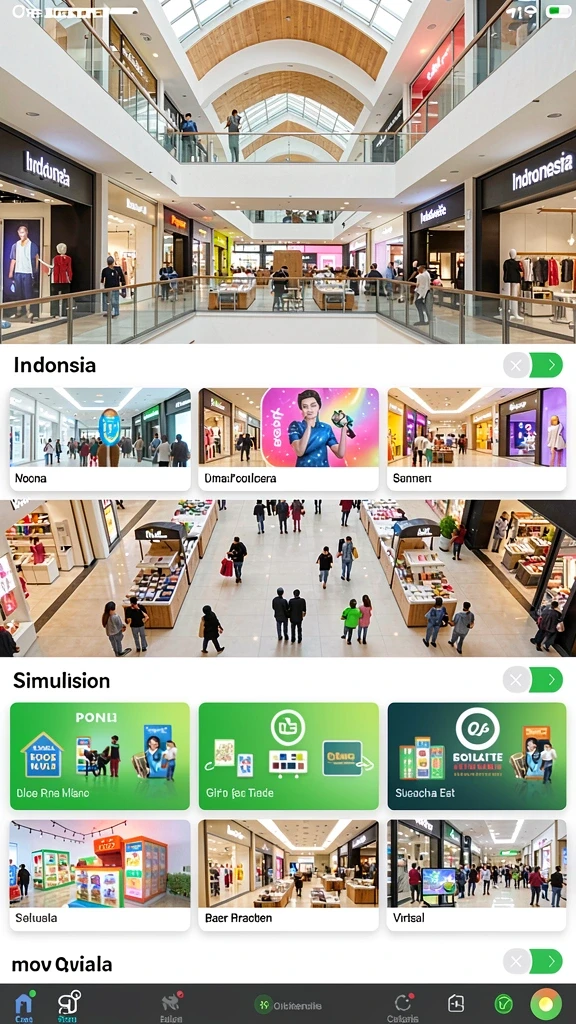 idrok - Tampilan menu utama yang menarik dan mudah dinavigasi.