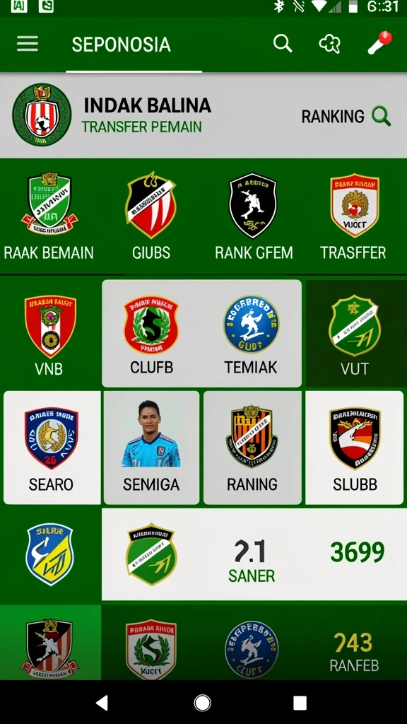pt707 - Tampilan awal yang menarik dan intuitif.