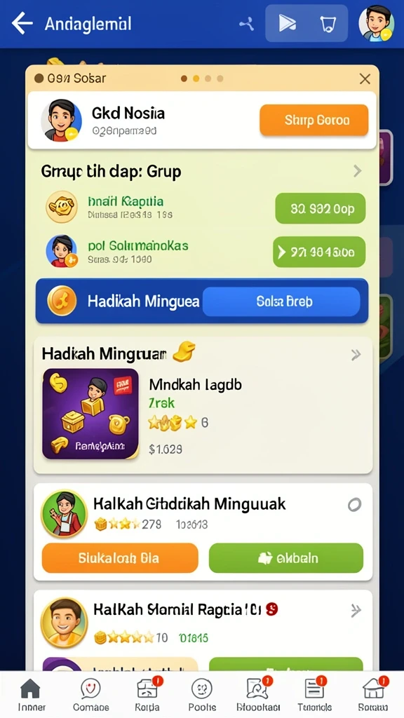 rk77 - Tangkapan layar menampilkan visual menawan dari lingkungan permainan.