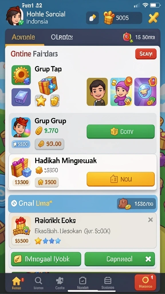 sakti77 - Tampilan antarmuka yang ramah pengguna.